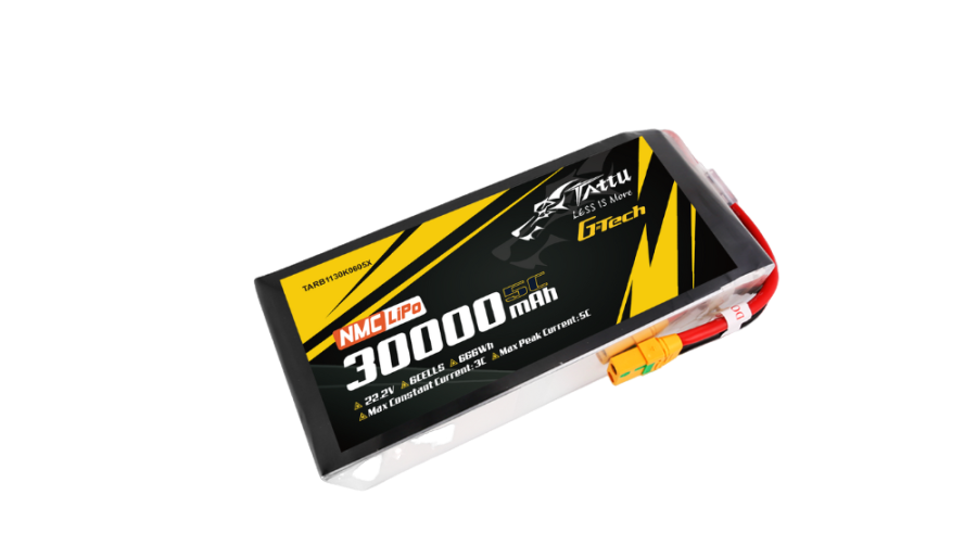 TATTU NMC811軟包30000mAh無人機(jī)電池